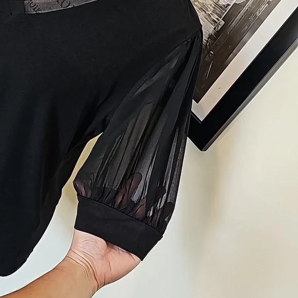 NWOT Calvin Klein black top sz M - Picture 5 of 13